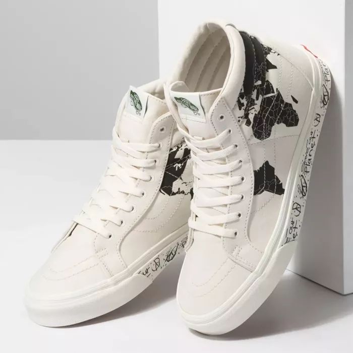 Vans环保联名每款都想要!印满地图