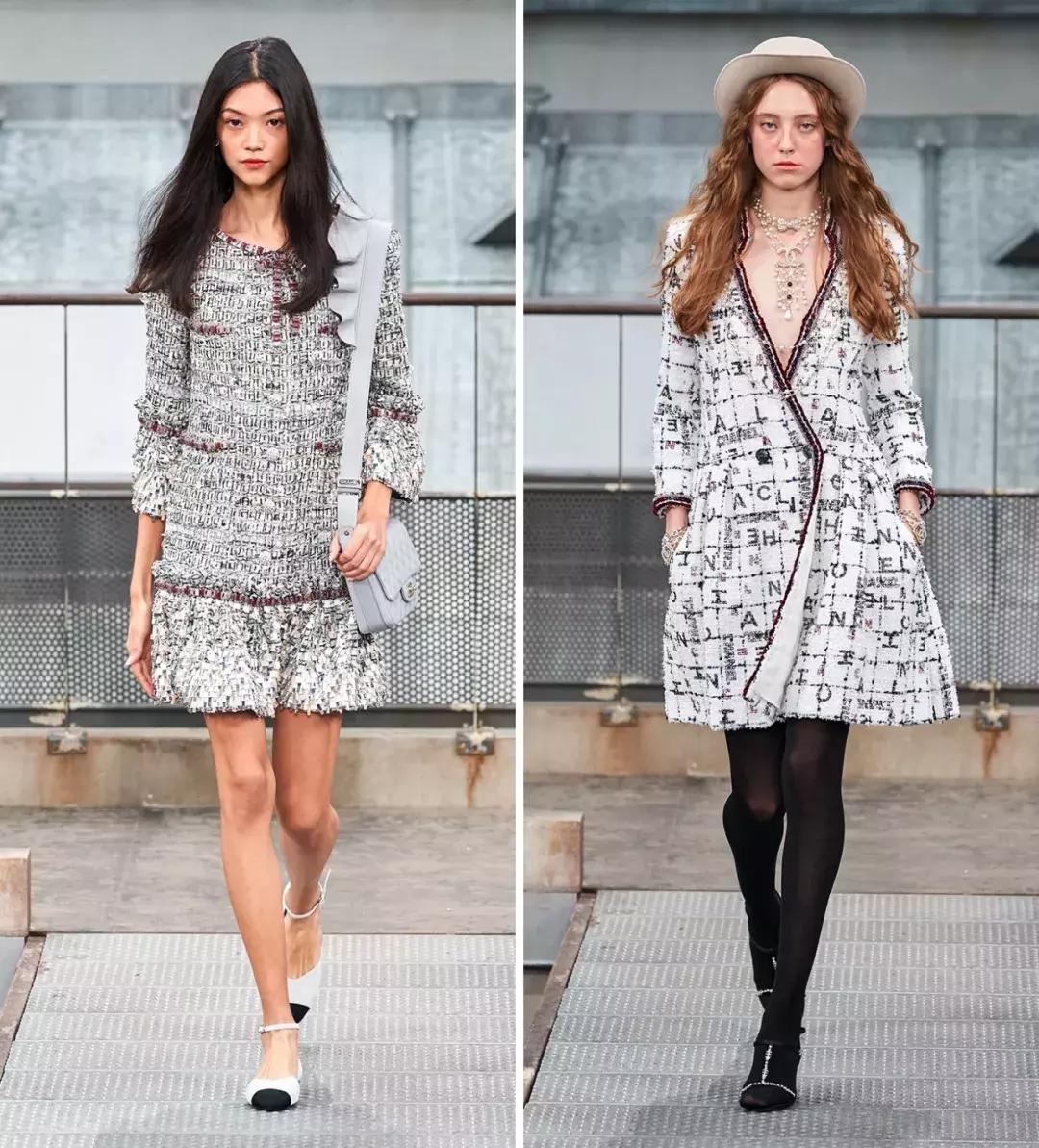 香奈儿新款手袋街拍,香奈儿经典手袋粗花呢