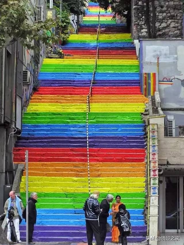 楼梯踏步广告宣传设计,楼梯间广告宣传设计