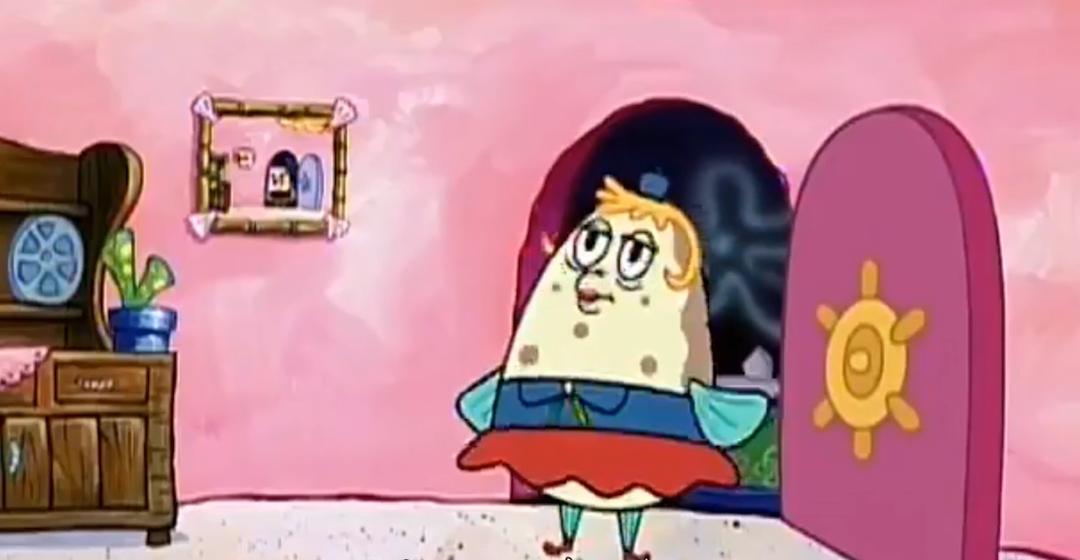 《海绵宝宝》可爱版本的泡芙老师,海绵宝宝里的泡芙阿姨怎么画