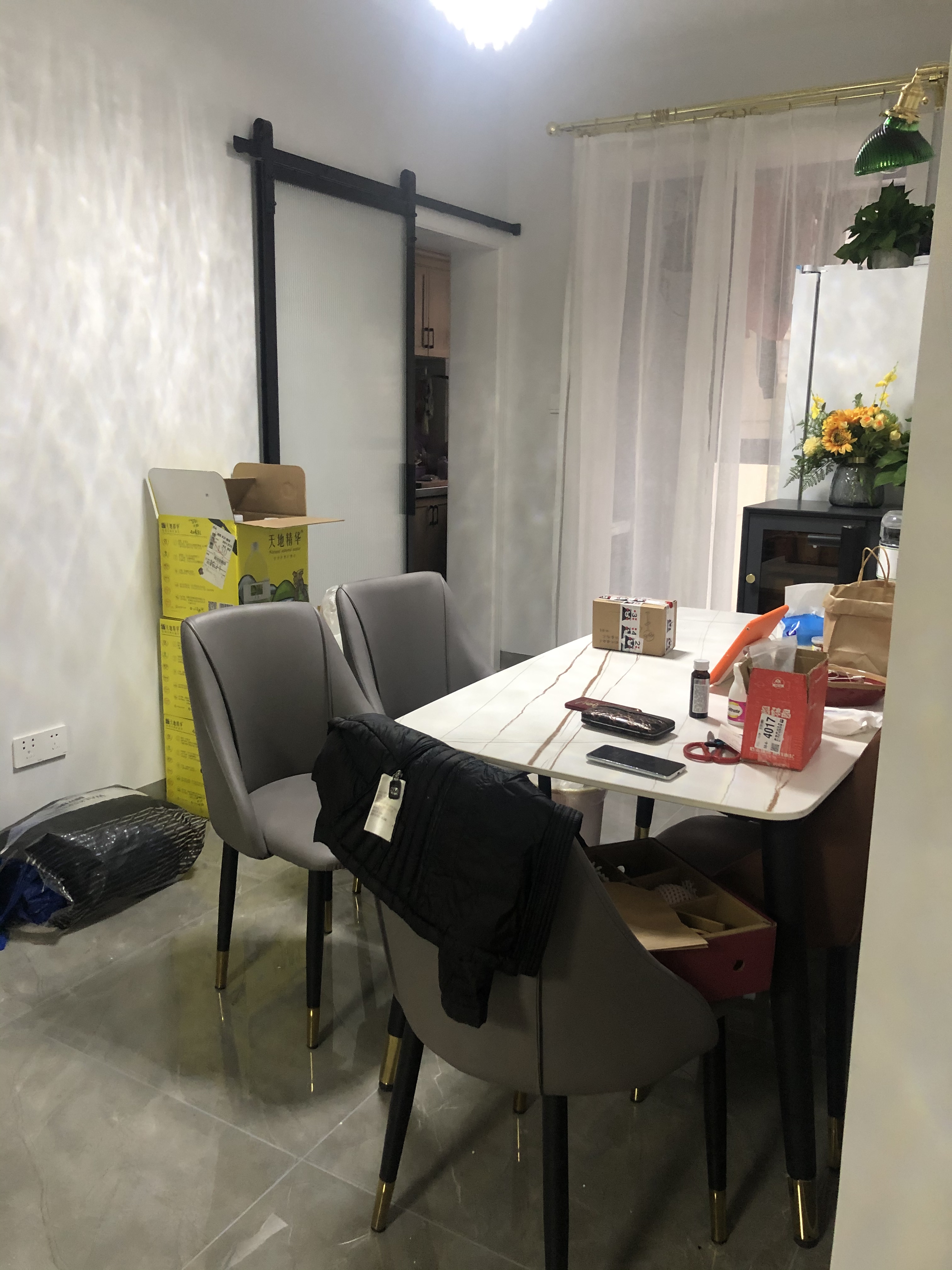 金地三千府别墅装修庭院实景,金地三千府装修设计案例效果图