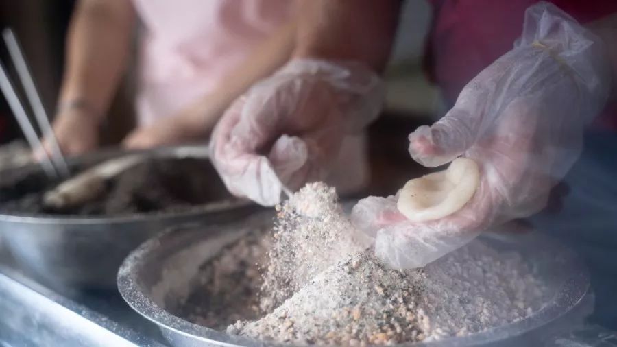 东山岛古早味麻糍,闽南古早味麻糍