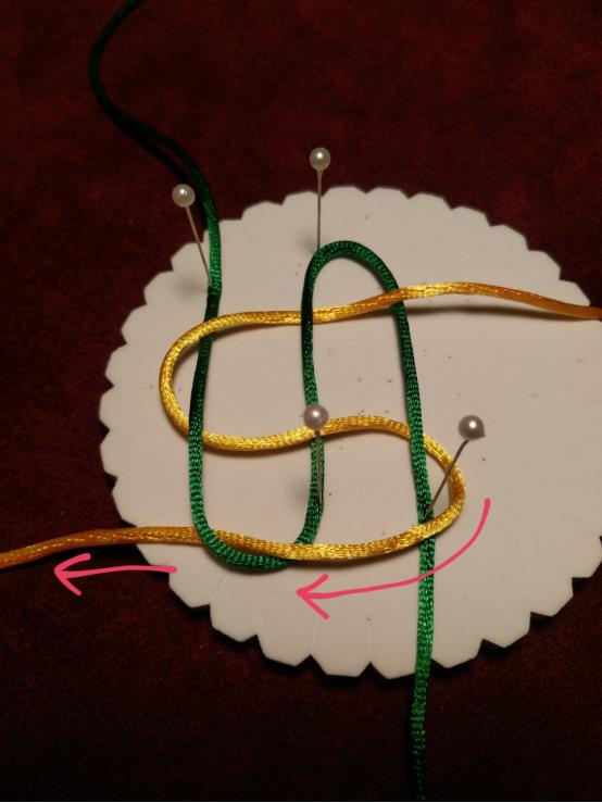 玉米结手链编法简单,圆形玉米结手链快速编法