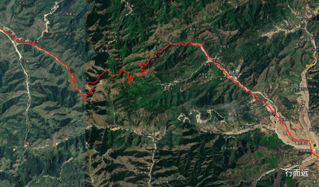 骑行夫子岭-京娘湖，穿越峻极关又进景区了，到河北是一路的美景