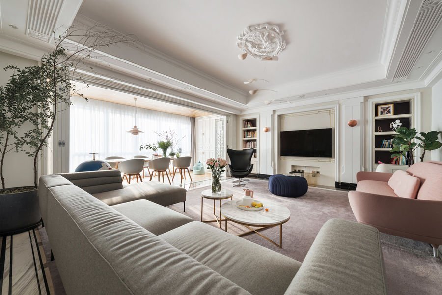 成都平层设计效果图,成都47.5平方平层公寓装修效果图