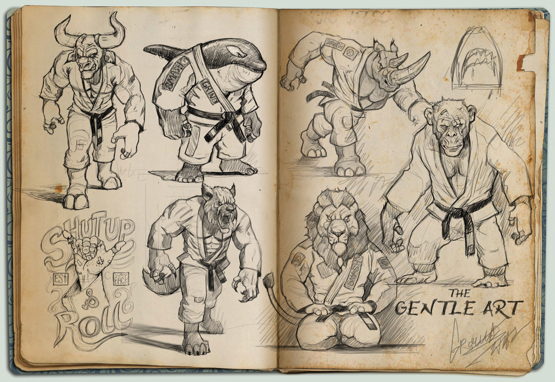 会巴西柔术的动物有多酷？让GroundShark（陆地鲨）告诉你