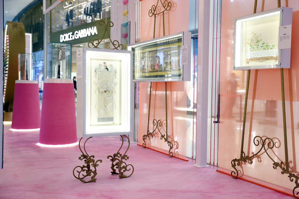 上海ifc商场开启法式刺绣艺术盛典,法式刺绣在上海