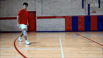 羽毛球基础步伐训练教学,羽毛球步法教学基本功训练视频