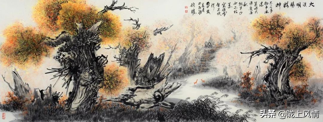 高山铸魂，苍根存气——军旅书画家雒胜奇记