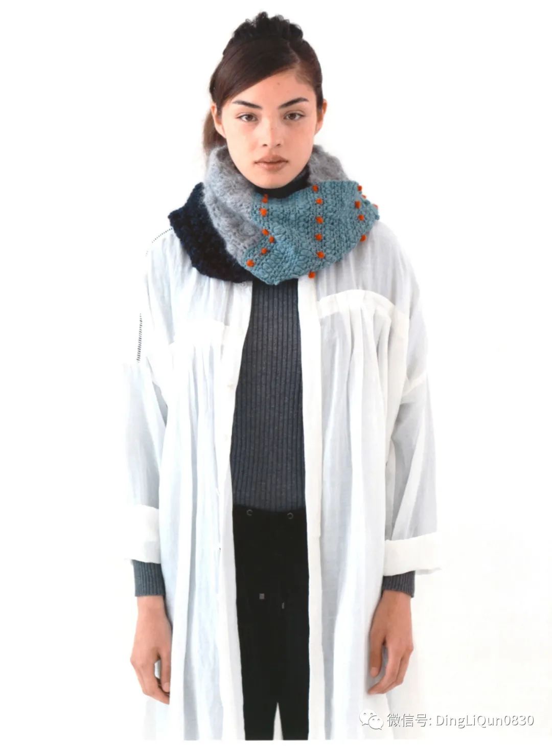 2020年冬季帽子的钩编教程,喜庆帽子围巾钩编