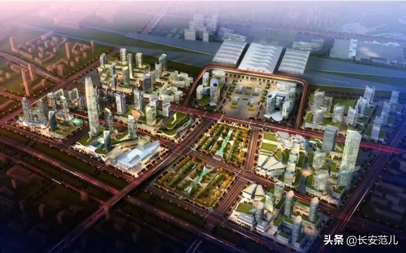 西安高铁新城中心片区,西安高铁新城超高层