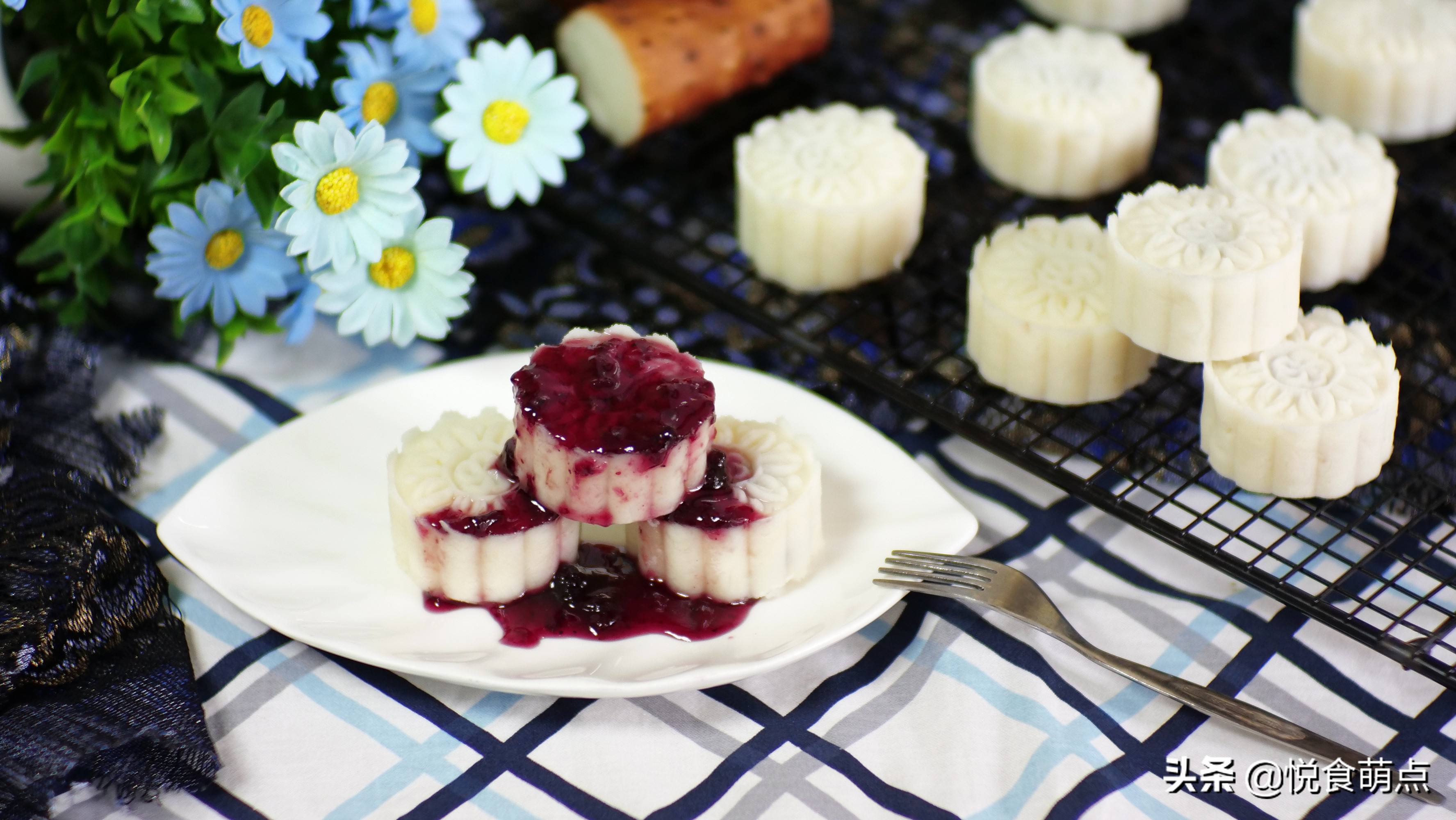 蓝莓山药新做法,蓝莓山药茶的做法