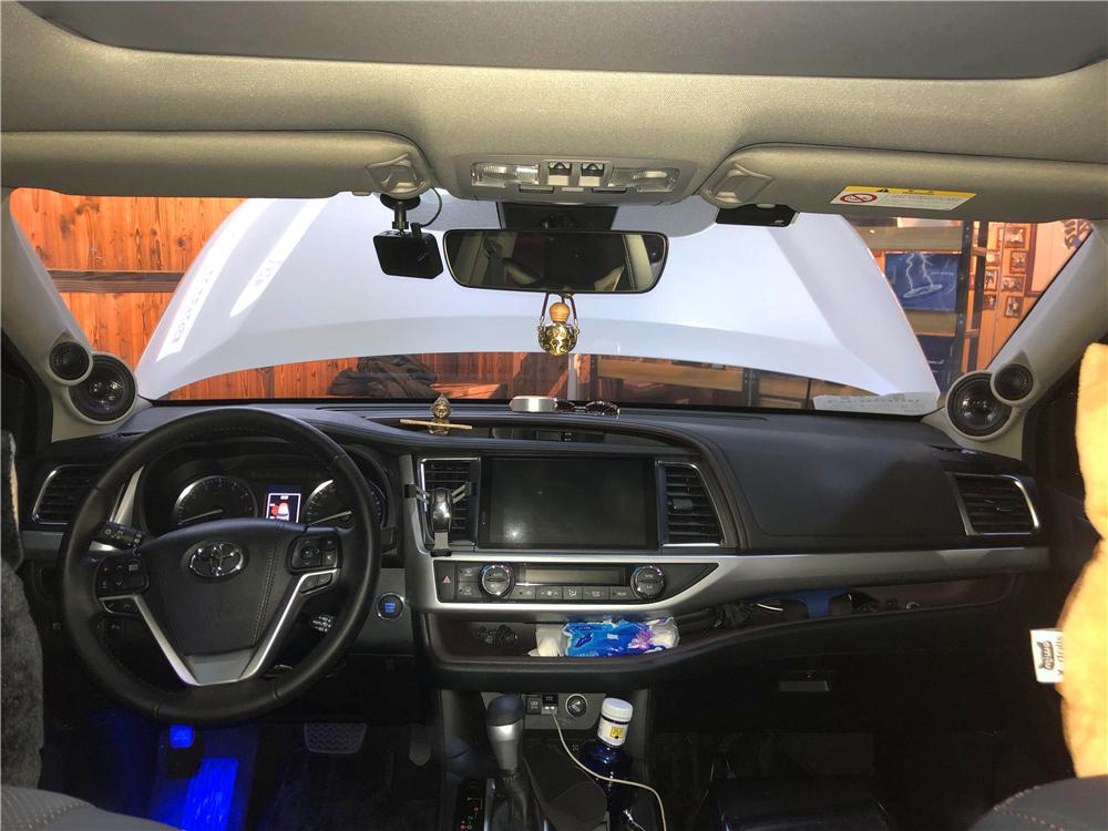 汉兰达改装三分频音响,汉兰达高音改装案例