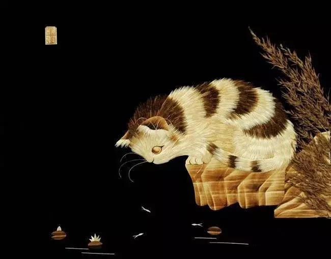 麦秆画芦苇画,最好看的麦秆画