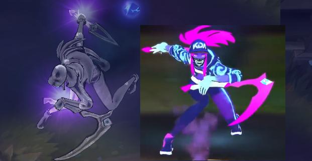 k-da阿卡丽特效,阿卡丽kda普通特效