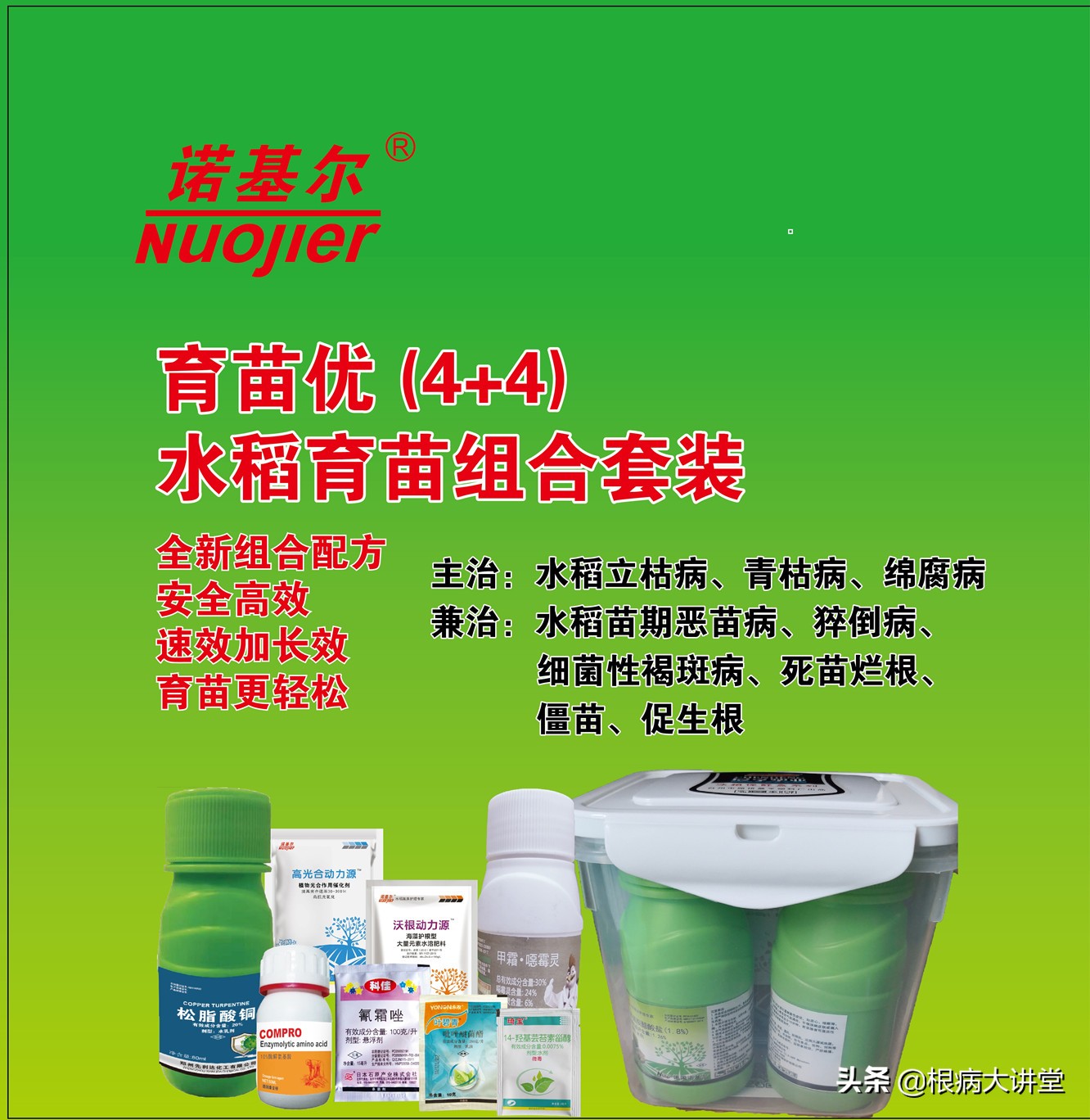 诺基尔：立枯病综合防治技术及治疗药剂大全，选对药很关键？