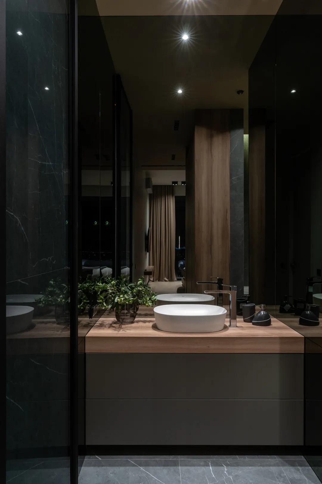 顶层挑高复式轻奢风格,香港天汇顶层复式