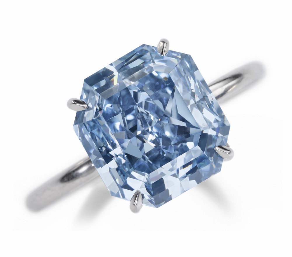 1.5克拉六爪钻戒经典显大的款式,真品蓝宝石大钻戒