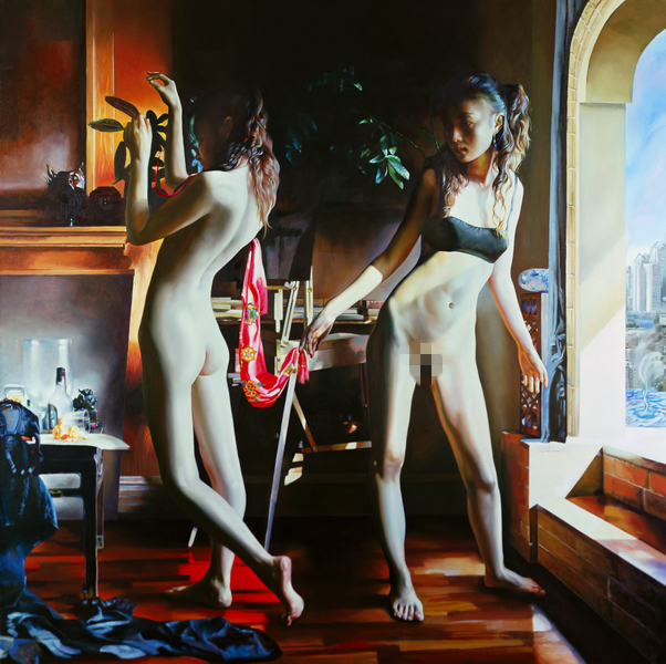 艺术名家郭北平油画肖像作品欣赏,当代名家油画图片大全