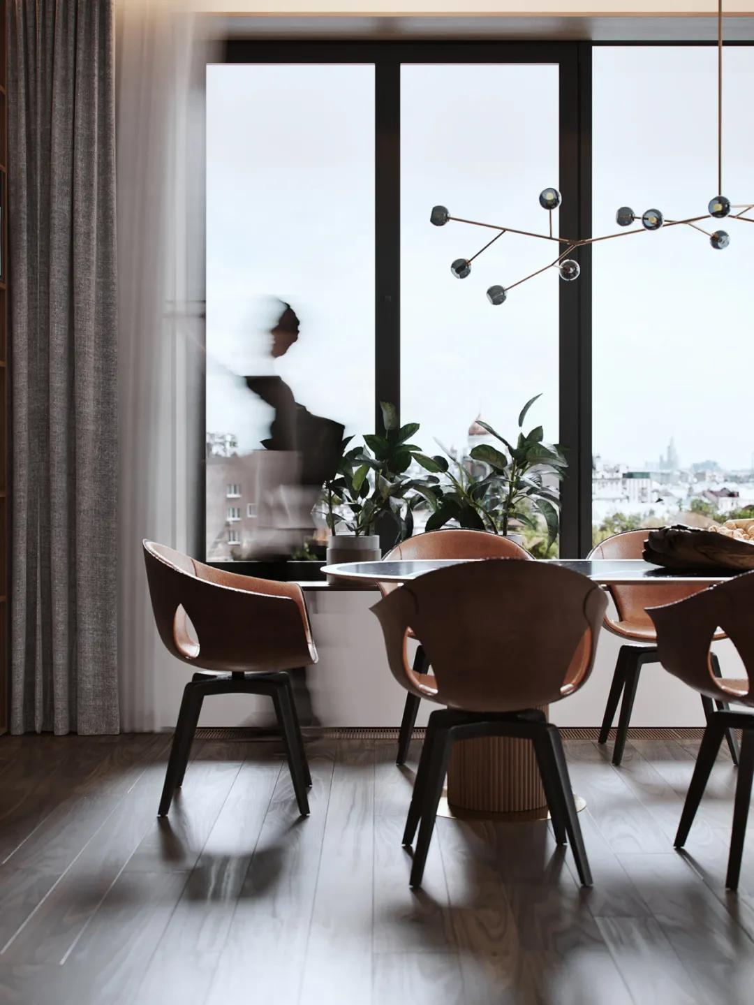 胡桃木家具体现的美,胡桃木与大理石的结合