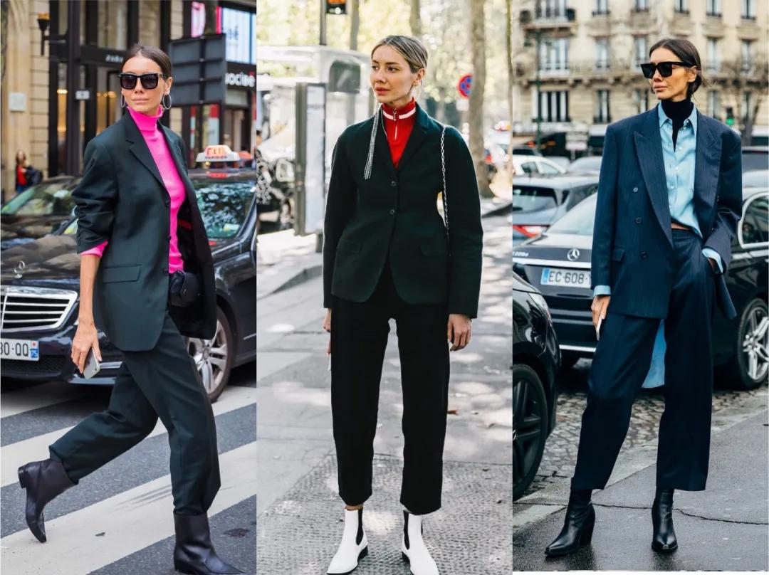 一套西装又正式又休闲,30-35岁女性春季穿搭西装
