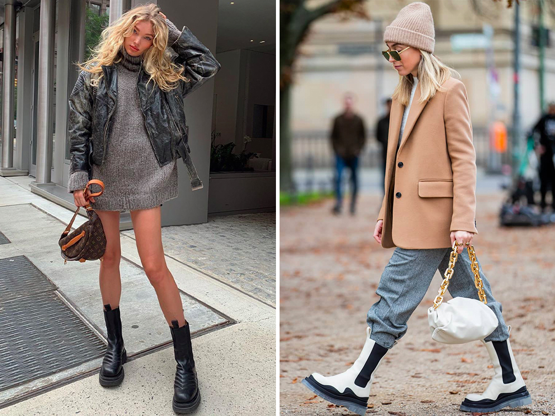 显腿长又百搭，秋冬最时髦的3双“厚底鞋”，小个子值得买