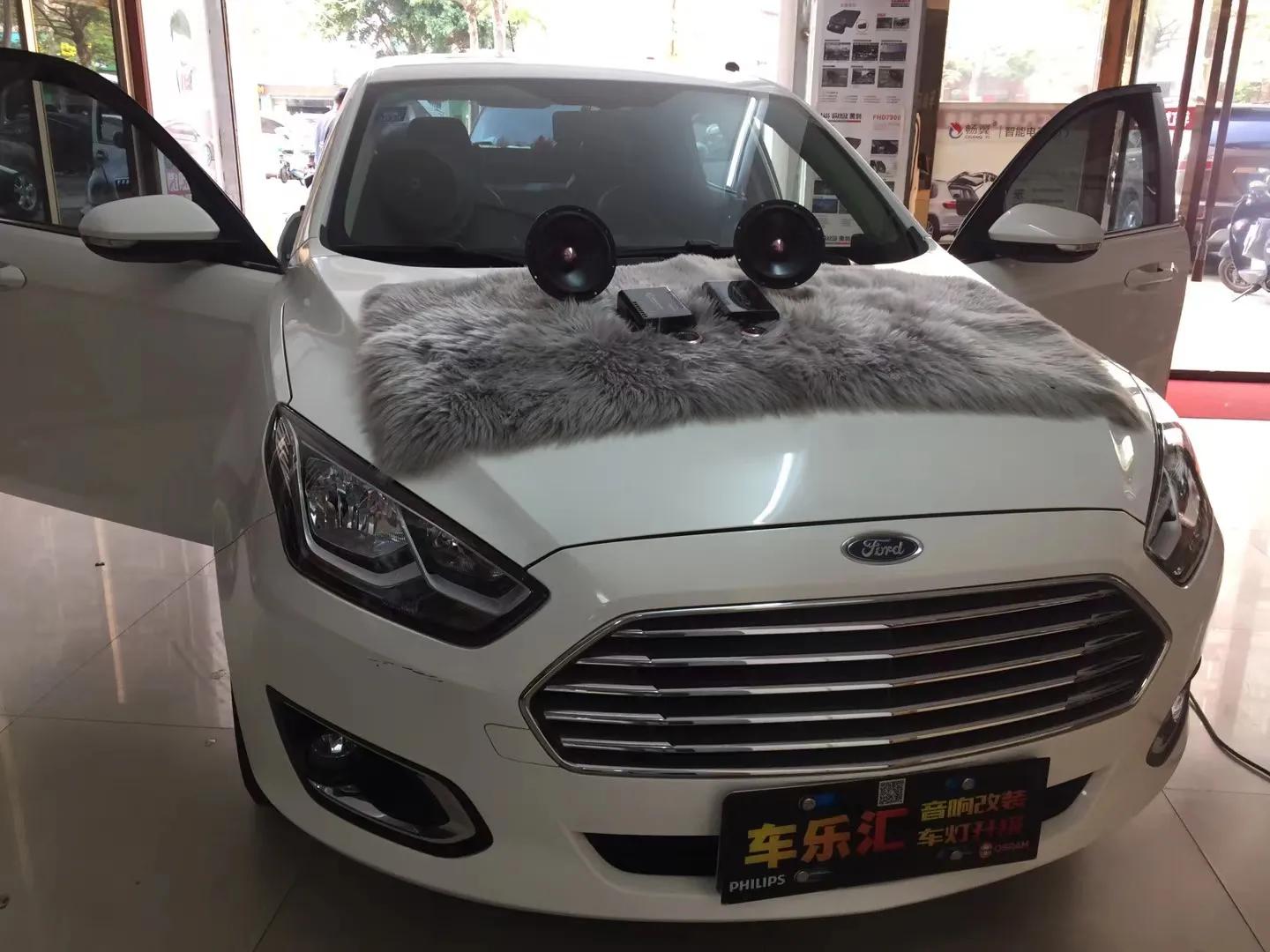 简单改装超出预期，福特福睿斯音响升级黄金声两分频喇叭