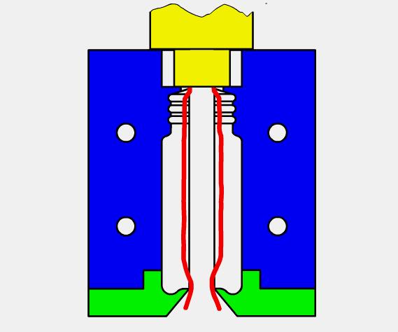 缩口模具结构原理动画,模具经典结构180例