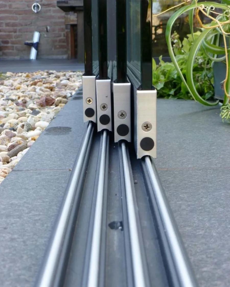 开放式厨房三联动玻璃门,开放式厨房加装玻璃门