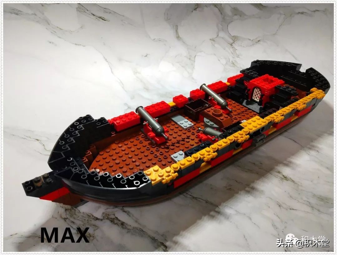 「虚测评」哲高积木QL1801海盗船之骷髅冒险号