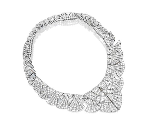 收藏一件古玩的感受,卡地亚古董珠宝翡翠项链