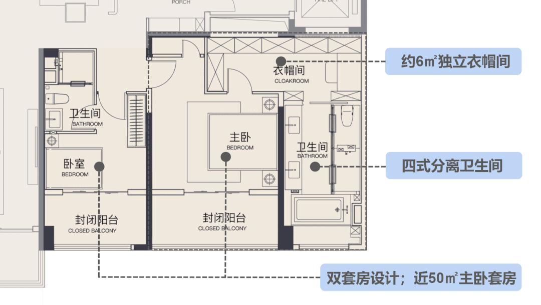 中海顶级大平层户型图,中海豪宅风骚成典范