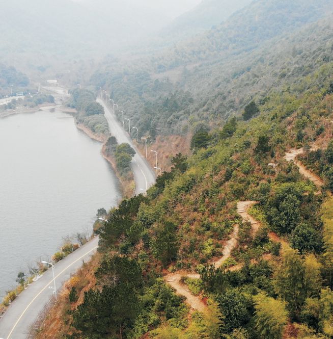 宁波周边40条登山步道古道推荐,宁波江北荪湖登山步道视频