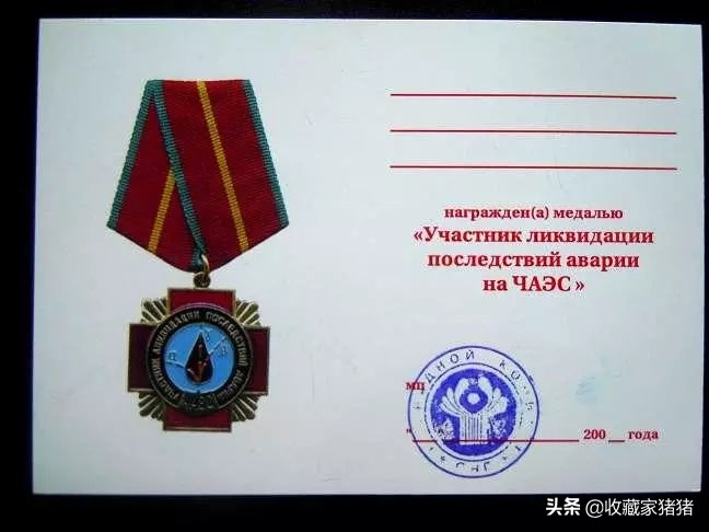 切尔诺贝利救援勋章,切尔诺贝利核事故奖章