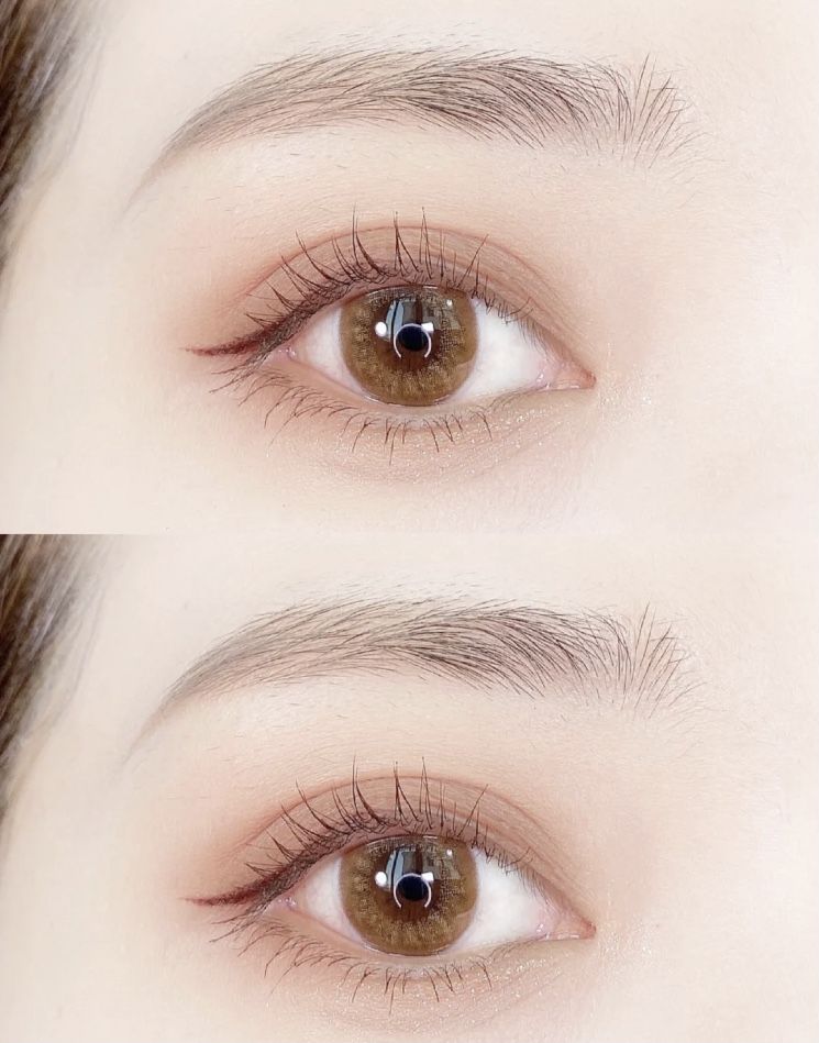 伪素颜眼睛放大的眼妆教程无美瞳,眼妆教程干净高级肿眼泡伪素颜