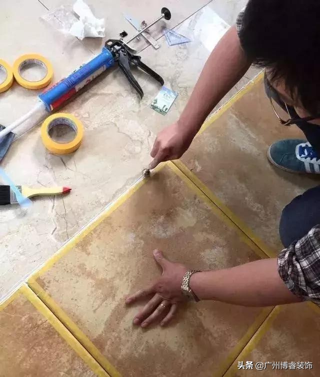 墙纸美缝施工流程,美缝清理的流程