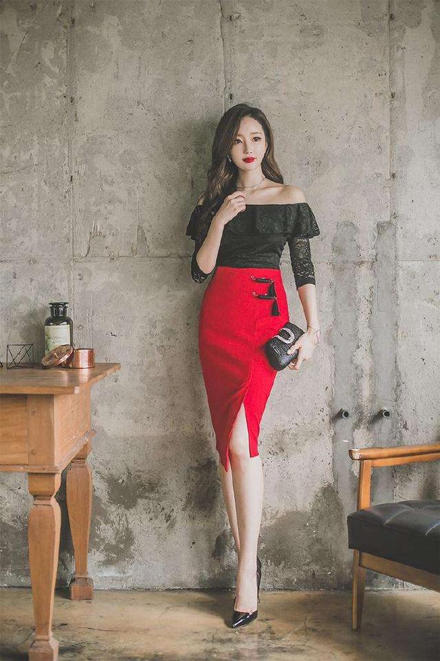 夏季一字肩穿搭套装,小个子高端套装遮肚子一字肩春夏