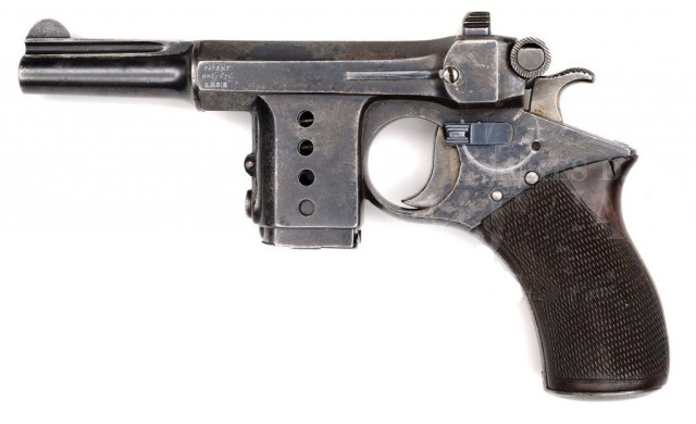伯格曼3a手枪,伯格曼1型自动手枪