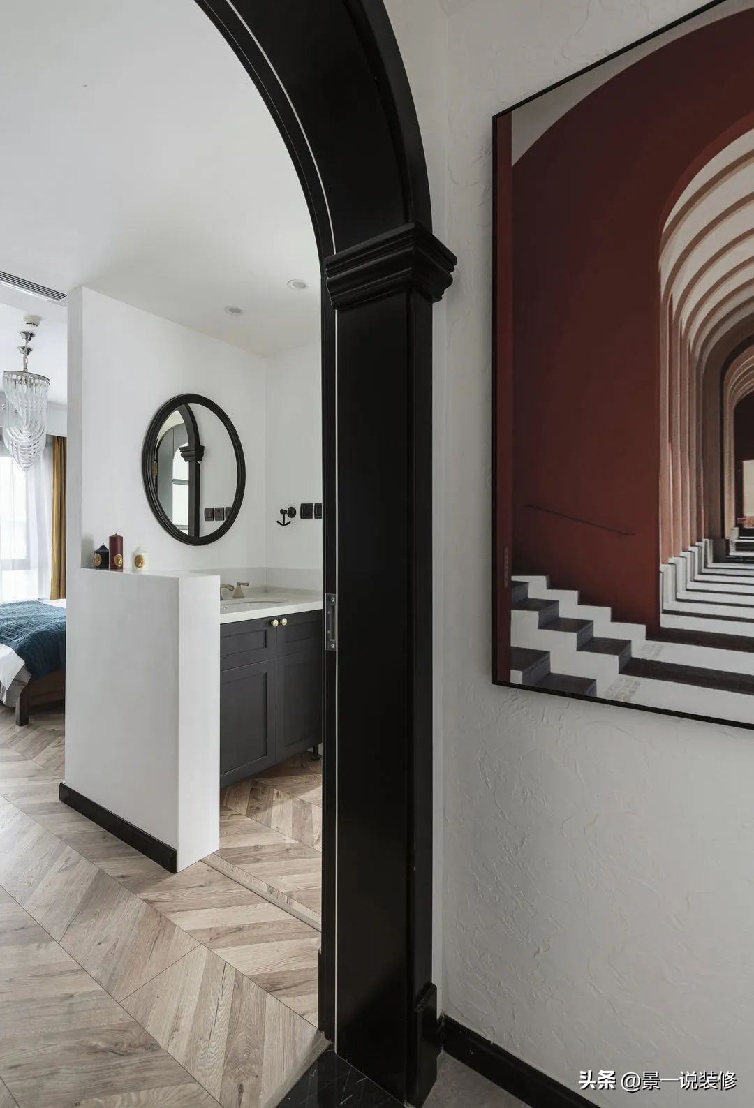 146㎡四室改三室，美式乡村混搭风，装修花费58万，漂亮