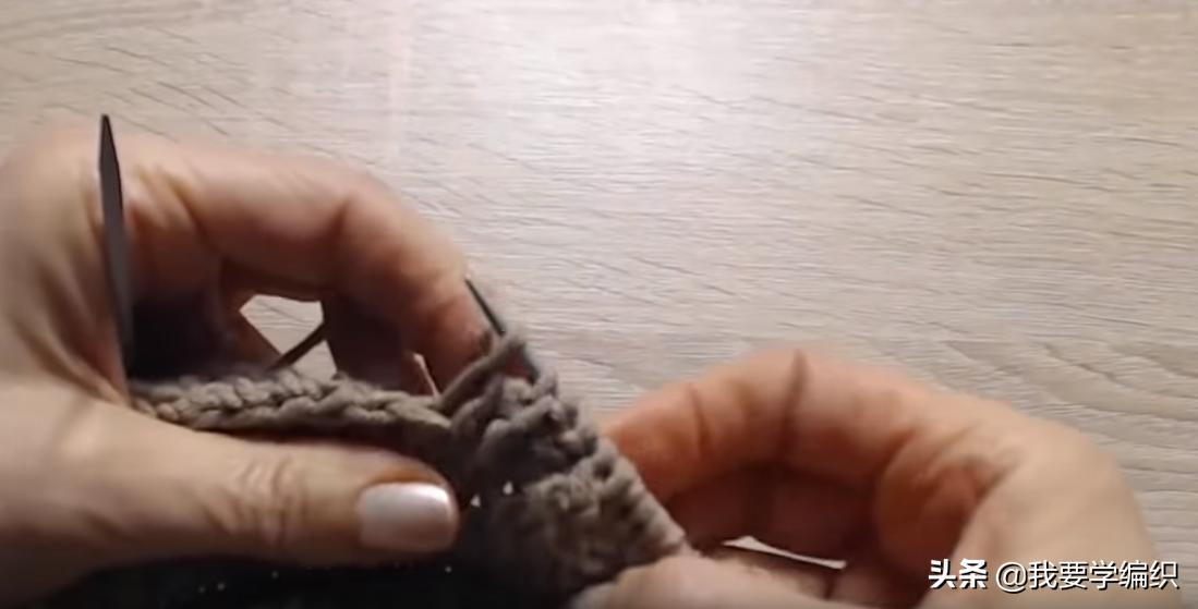 织半指手套的教程,织手套冬女款教程