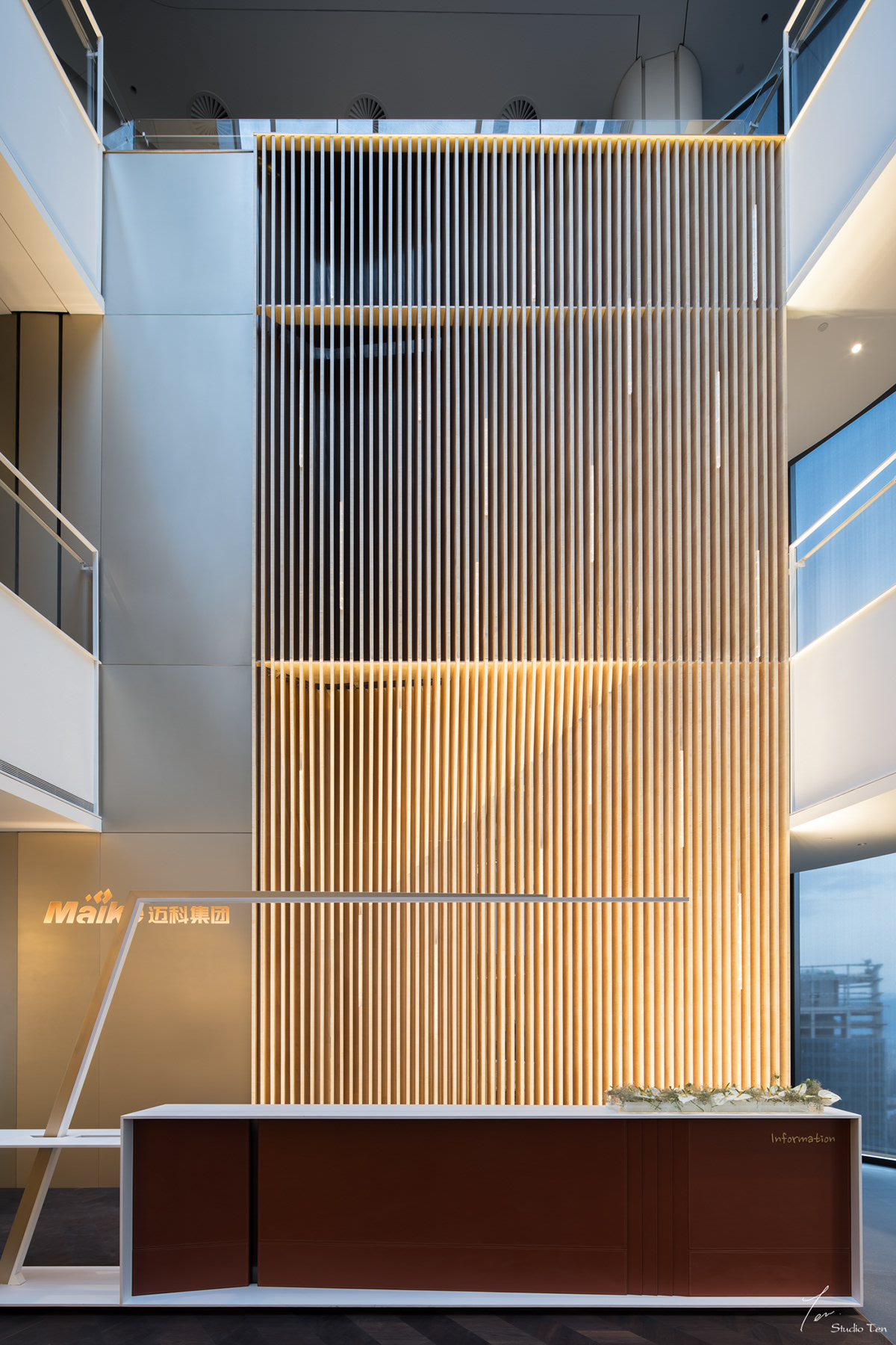 办公室前台装修设计工程,高端办公室前台装修设计展示