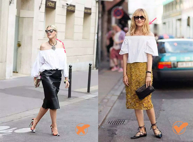 如何穿搭改善溜肩,长脖子溜肩怎么穿衣才好看