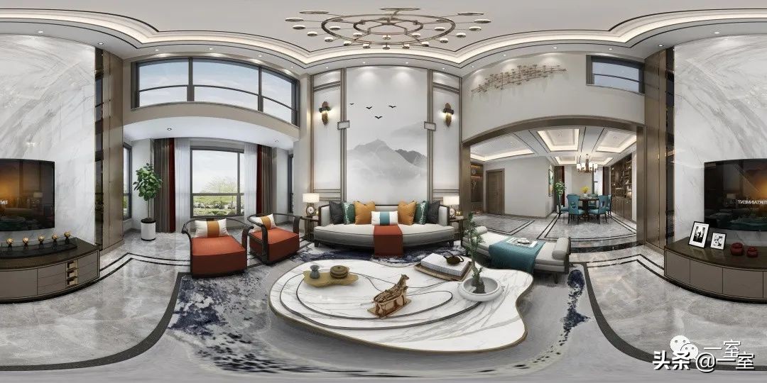 全景效果图最大的,如何出全景效果图