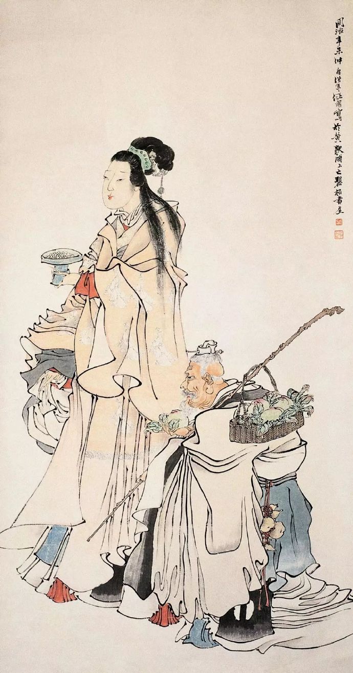 任伯年人物画扎根于民间艺术 (清代海派任伯年人物画全集)