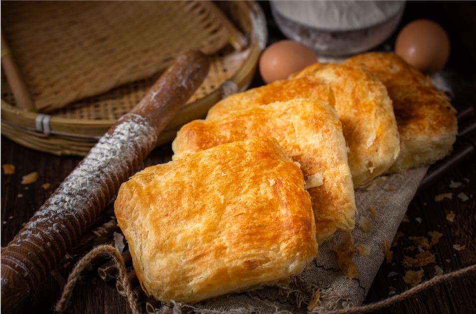 一块6个烧饼老北京酥饼,烧饼一口一个