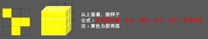 三阶魔方顶层角块复原,三阶魔方打乱怎么复原