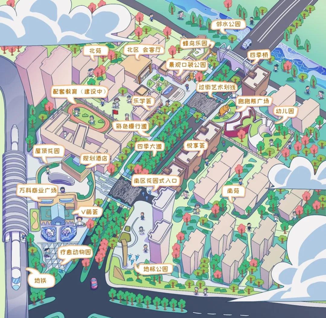 园冶杯参赛作品|天津万科翡翠大道：重塑当代街区景观