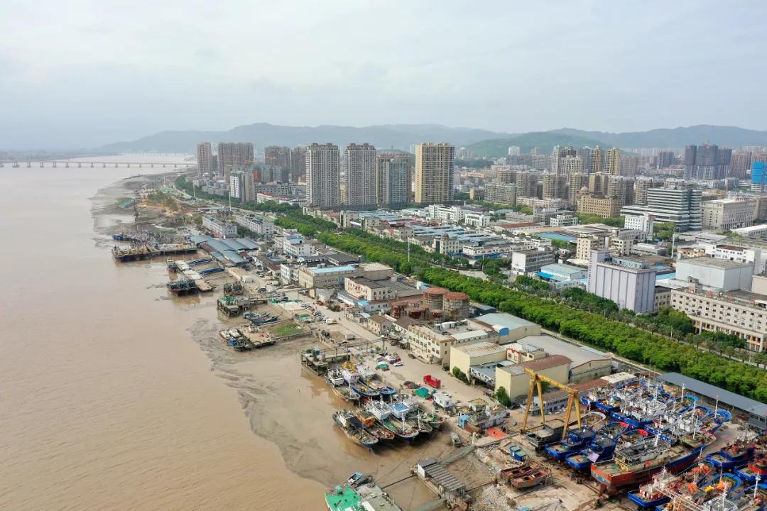 航拍瑞安外滩,瑞安市外滩视频