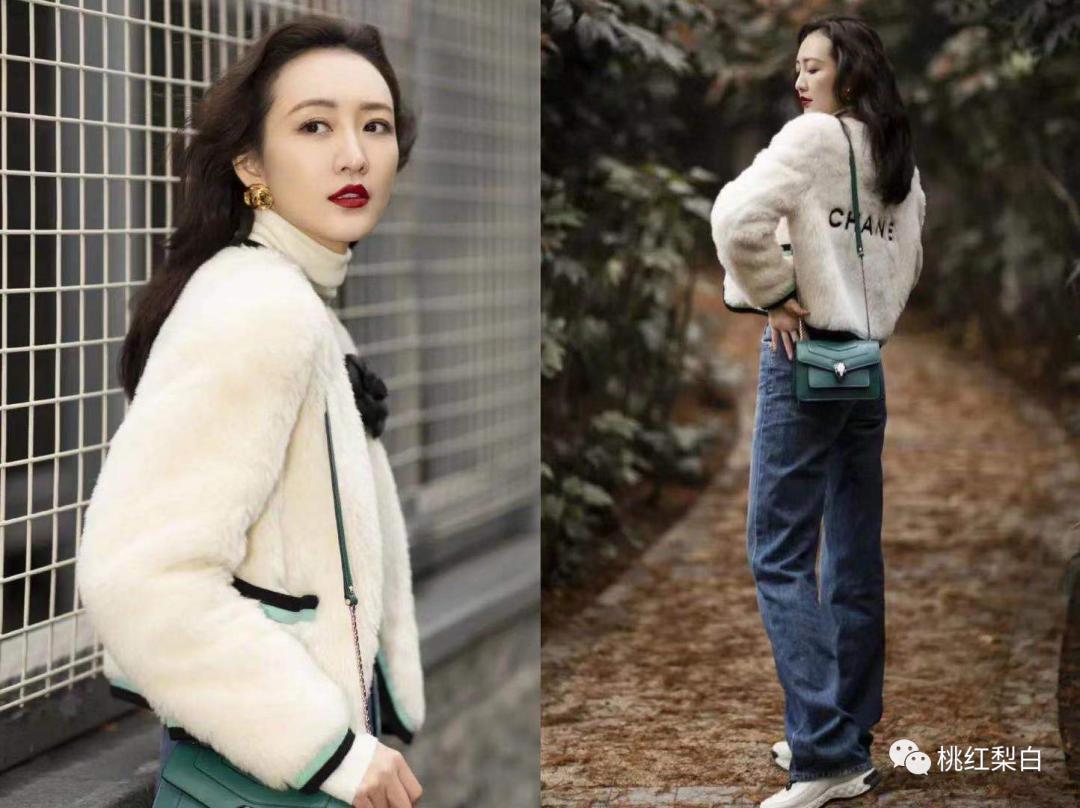 王鸥复古香奈儿,行走的种草机衣服