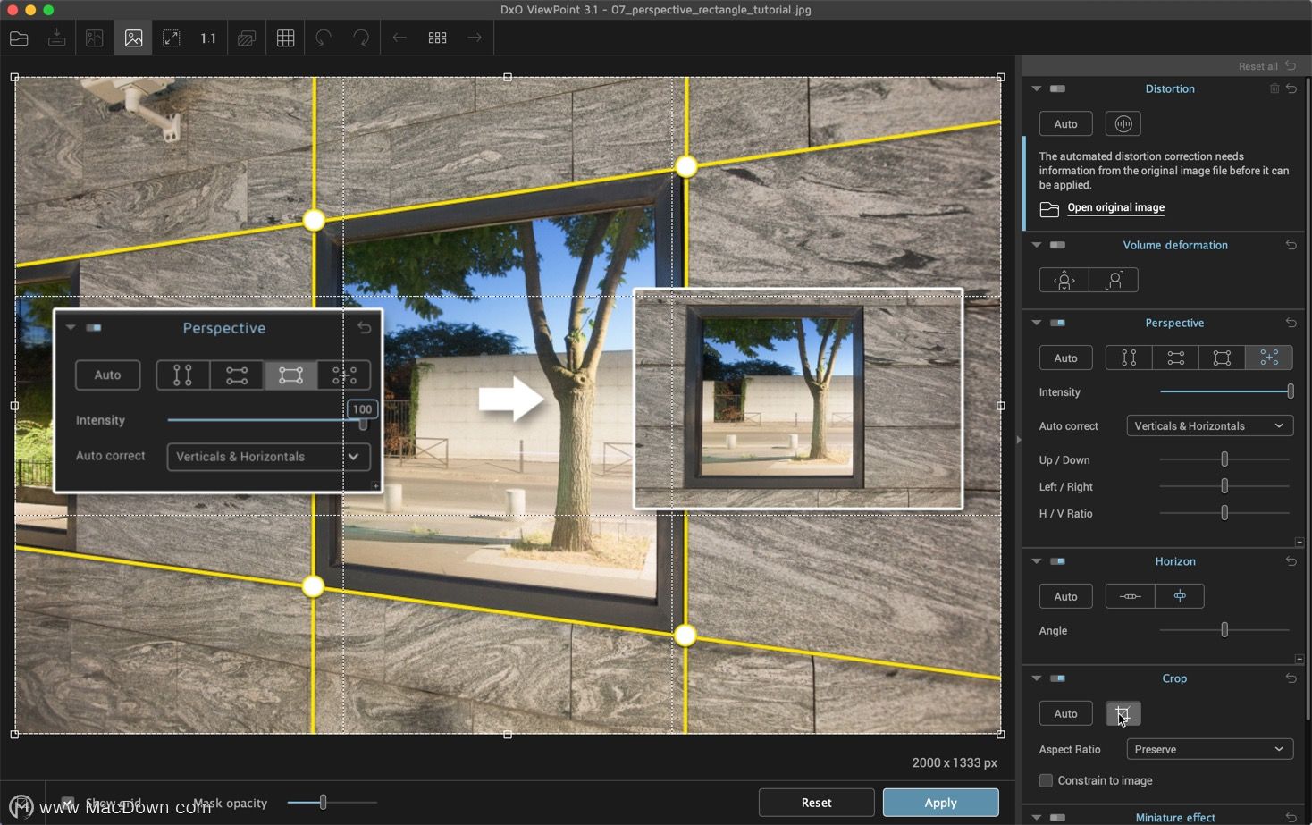 DxOViewPoint3forMac,照片修复工具
